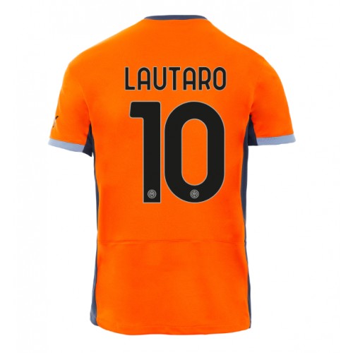 Maillot de foot Inter Milan Lautaro Martinez #10 Troisième 2023-24 Manches Courte